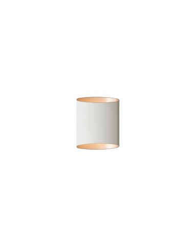 Sinne wall lamp white structure/brass G9