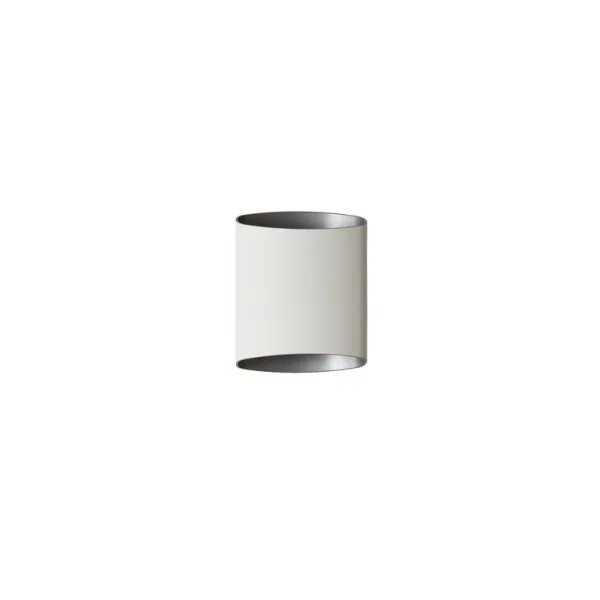 Sinne wall lamp white structure/silver G9