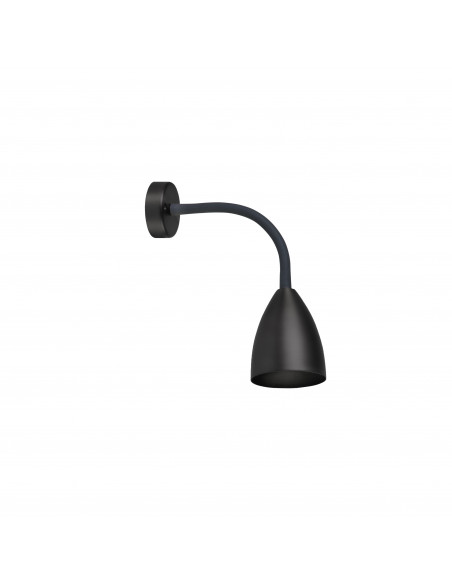 Trotsig wall lamp flat black GU10