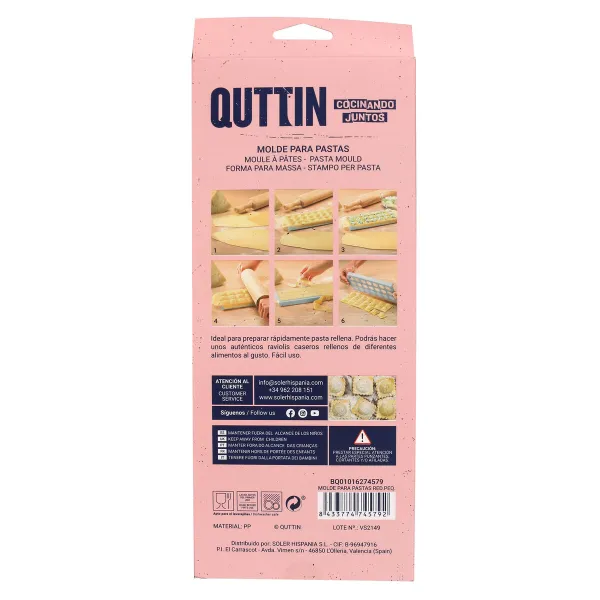 Makaronų formelė Quttin Apskritas Mažas (24 vnt.)