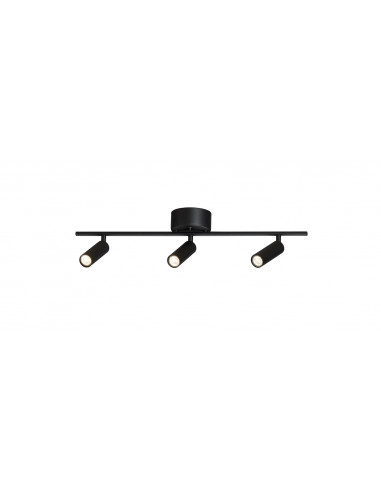 Cato Slim track 3 flat black LED GU10 mini