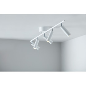 Cato Slim track 5 flat white LED GU10 mini