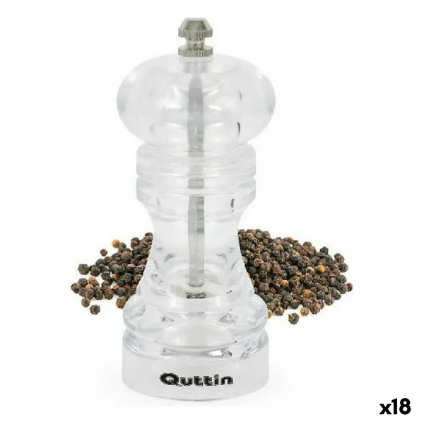 Мельница для специй Quttin 6,5 x 6,5 x 15 cm (18 штук)