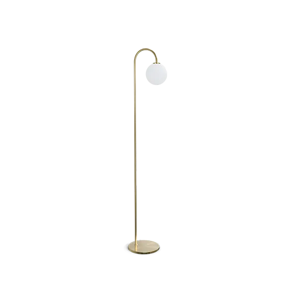 Ballon floor lamp brass G9