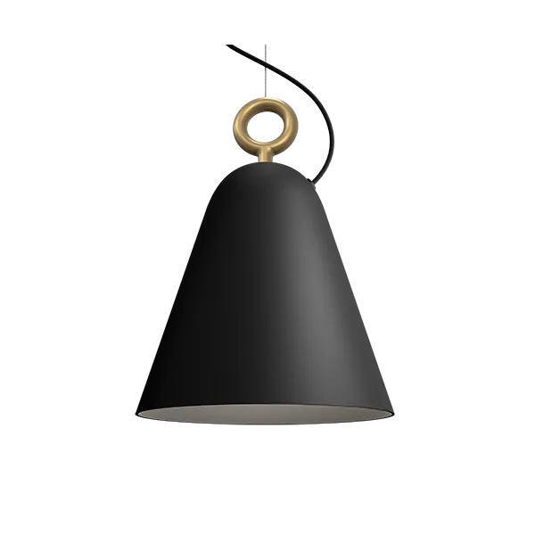 Bella pendant flat black E14