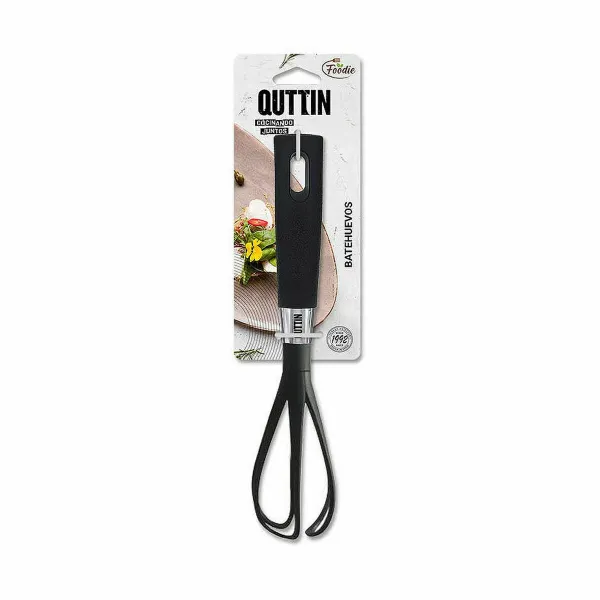 Rankinė šluotelė Quttin Foodie Juoda Nailonas (24 vnt.)