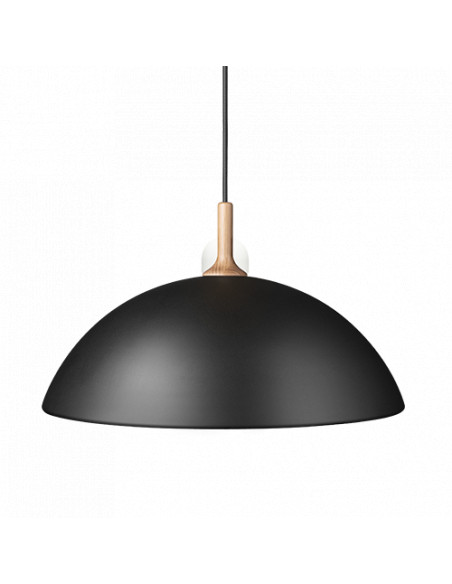 Bowl pendant black E27