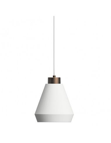 Edge pendant M White E27