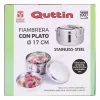 Apvali pietų dėžutė su dangteliu Quttin Nerūdijantis plienas Plienas 17 cm (12 vnt.) (Ø 17 cm)