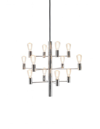 Manola chandelier 12 chrome E14