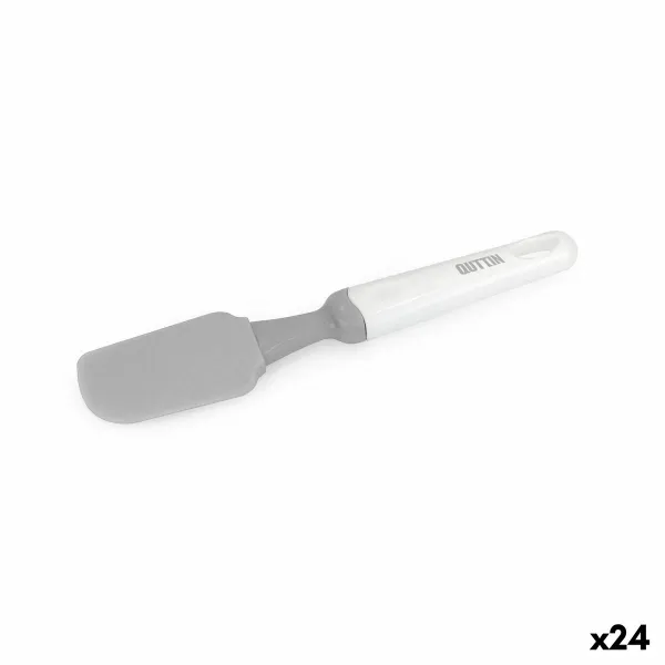 Virtuves Špakteļlāpstiņa Quttin Silikona 24,5 x 5,3 x 2 cm (24 gb.)