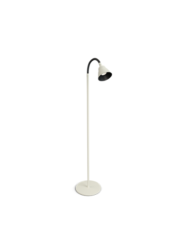 Herstal grindų lempa metalinė perlamutrinė balta/šviesiai juoda HV3082329