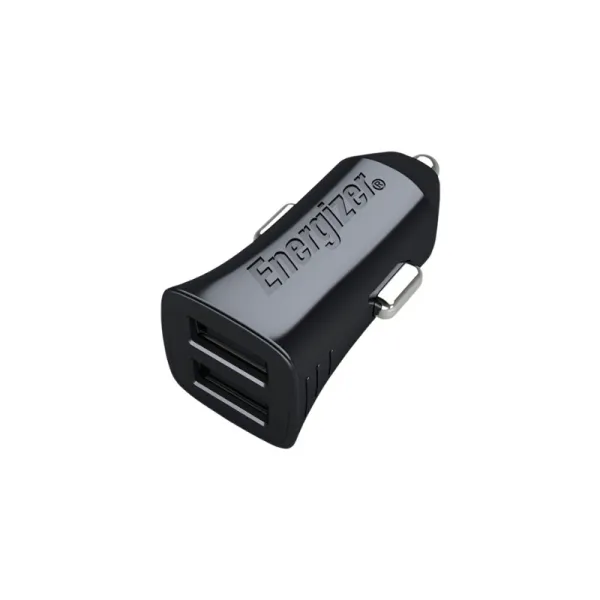 Energizer Classic - Car charger 2x USB-A 2.4A 12W (Black)