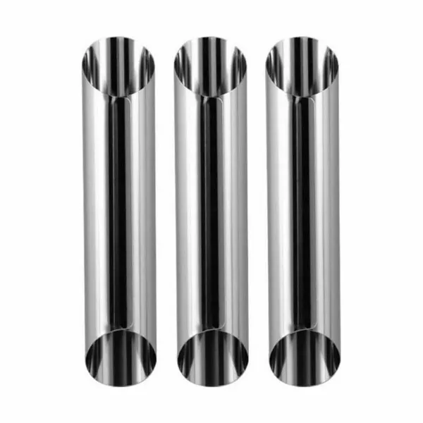 Konditorejas veidņu komplekts Quttin Tērauds 3 Daudzums 2,5 x 12,5 cm (36 Vienības)