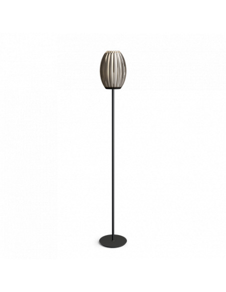 Tentacle floor lamp M Black/Smoke E27