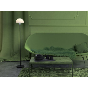 Vienda floor lamp black/glass E14
