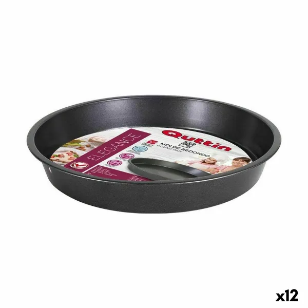 Kūkas Veidne Quttin Melns Karbona tērauds 32 x 4,5 cm (12 gb.)