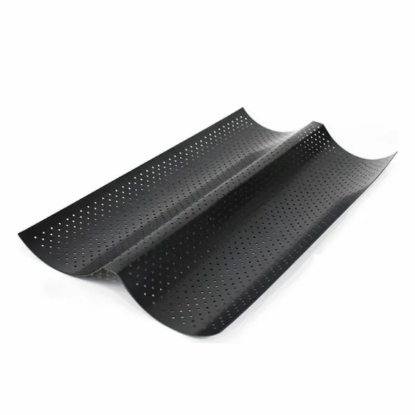 Форма для багетов Quttin 123899 Двойное 37,8 x 16,5 x 2 cm (12 штук)