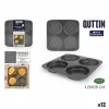 Suformuota forma Quttin Burguer 28 x 28 x 2,5 cm (12 vnt.)