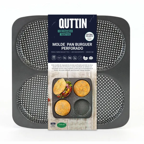 Formēta veidne Quttin Burguer 28 x 28 x 2,5 cm (12 gb.)