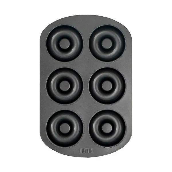 Orkaitė forma Quttin Spurgos Anglies plienas Juoda 32 x 21 x 2,3 cm (12 vnt.)