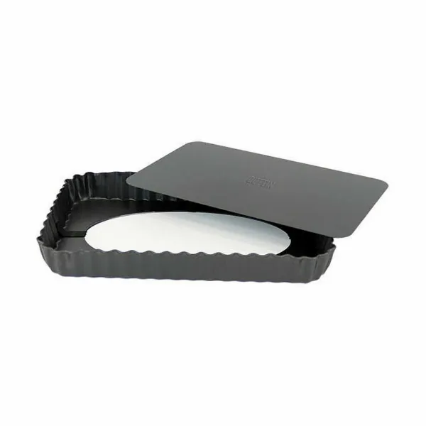 Atsperu Formas Panna Quttin Melns Karbona tērauds 25,5 x 17,2 x 3 cm (12 gb.)