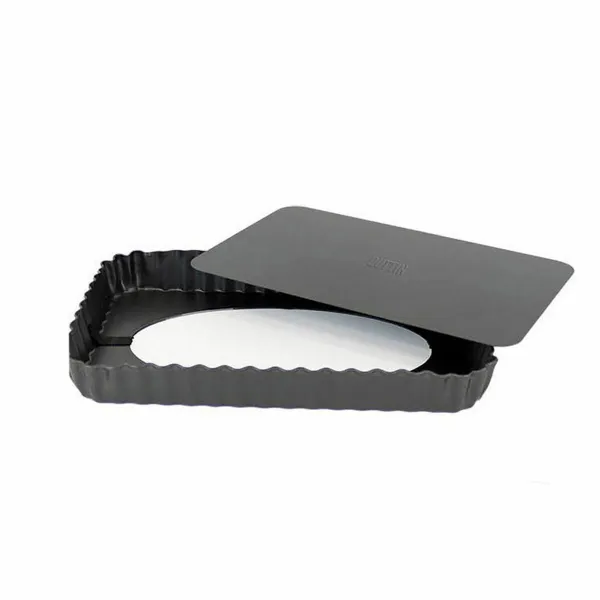 Springform keptuvė Quttin Juoda Anglies plienas 31,5 x 21,5 x 3,5 cm (6 vnt.)