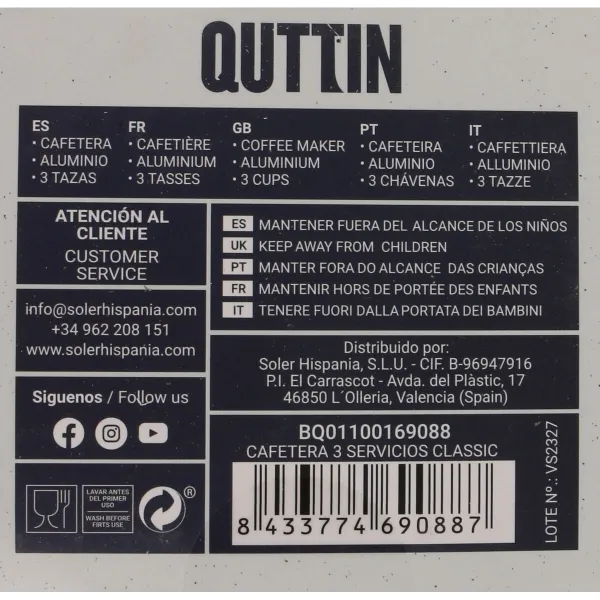 Itāļu Kafijkanna Quttin 105187 (6 gb.)