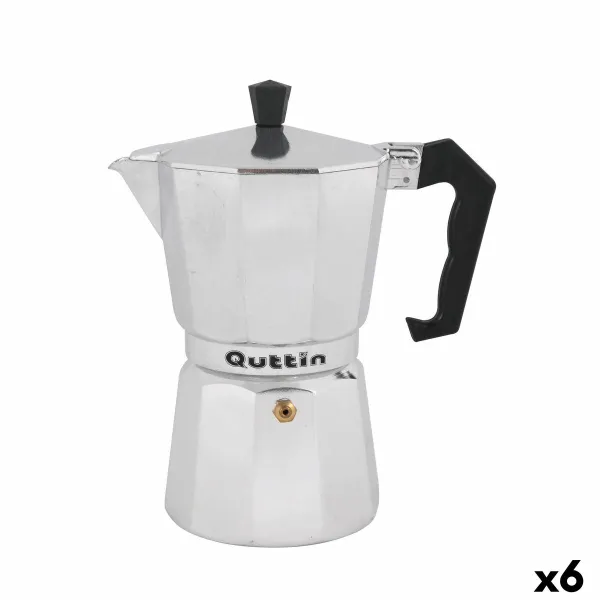 Vanhanaikainen Italialainen Mokkapannu Quttin 6 Kupit (6 osaa)