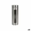 Stiklainis Quttin Skaidrus Sidabras stiklas Plienas 2,2 L 10 x 10 x 30,5 cm (12 vnt.)