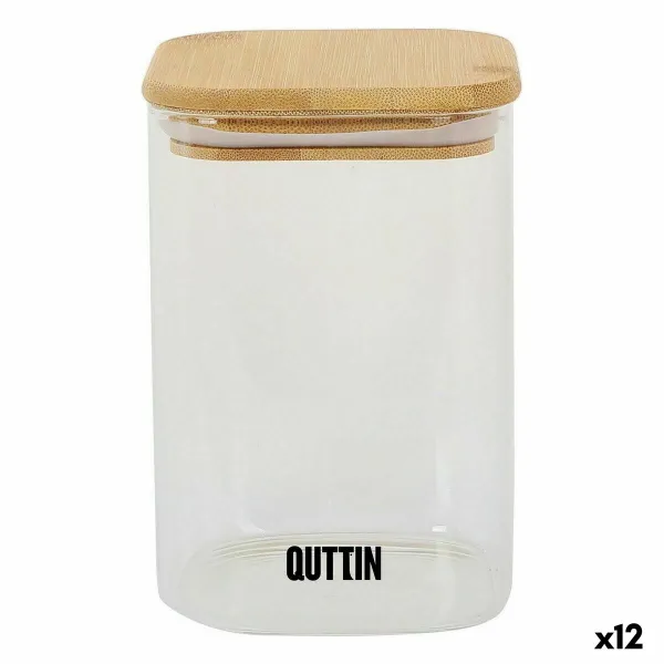 Stiklainis Quttin Bambukas Kvadratai 1,2 L (12 vnt.)