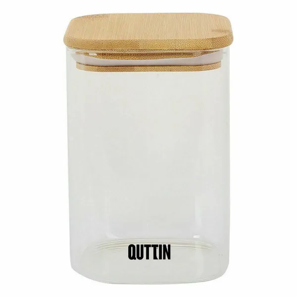 Stiklainis Quttin Bambukas Kvadratai 1,2 L (12 vnt.)