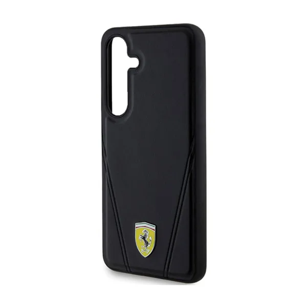 Ferrari Hot Stamp V Lines MagSafe - Samsung Galaxy S24+ case (black)