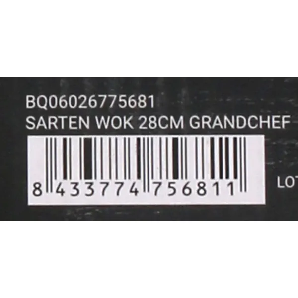 Wok keptuvė Quttin Grand Chef 3 mm