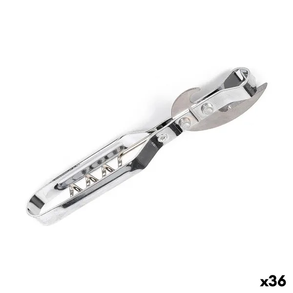 Pudeļu Atvērējs ar Korķviļķi 14 x 3,5 cm Korķviļķis Konservu nazis (36 Vienības)