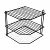 Lėkščių stovas Confortime Juoda 22 x 22 x 22 cm 22 x 22 x 25 cm Kampinė spinta (8 vnt.)