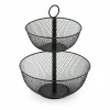 Vaisių dubuo Confortime Dvigubas Metalinis 31 x 31 x 41 cm (4 vnt.)