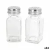 Druskos ir pipirų rinkinys Anna 107462 2 Dalys 8,5 x 4,5 x 10 cm (24 vnt.)