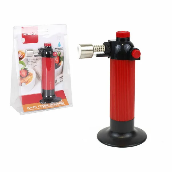 Kitchen Blowtorch Privilege 61331 Red (6 Units)