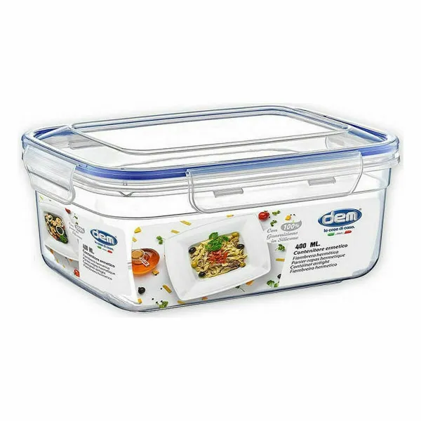Hermētiska Pusdienu Kastīte Dem Taisnstūra 400 ml (12 gb.)