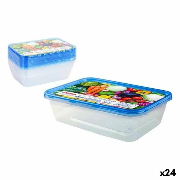 10 Eväsrasiasetti Privilege 49786 500 ml Suorakulmainen 17,5 x 12 x 4 cm (24 osaa)