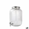 Бутылка воды с краном La Mediterránea Cтекло 4 L (6 штук)