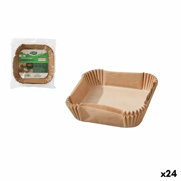 Бумага для фритюрницы на воздухе Algon 24 cm Фритюрница без Масла (24 штук)