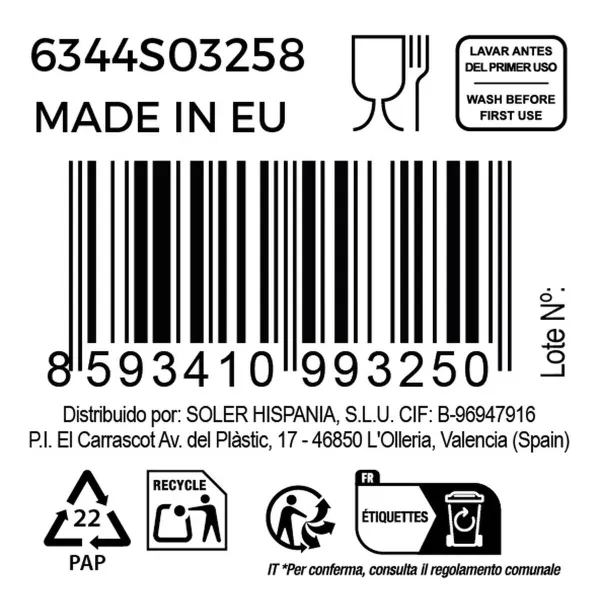Vīna glāžu komplekts Bohemia Crystal Clara 580 ml Vīna 6 Daudzums (4 gb.)
