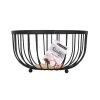 Ваза для фруктов Confortime Rustic Чёрный 25 x 25 x 13 cm 390 cm (12 штук)