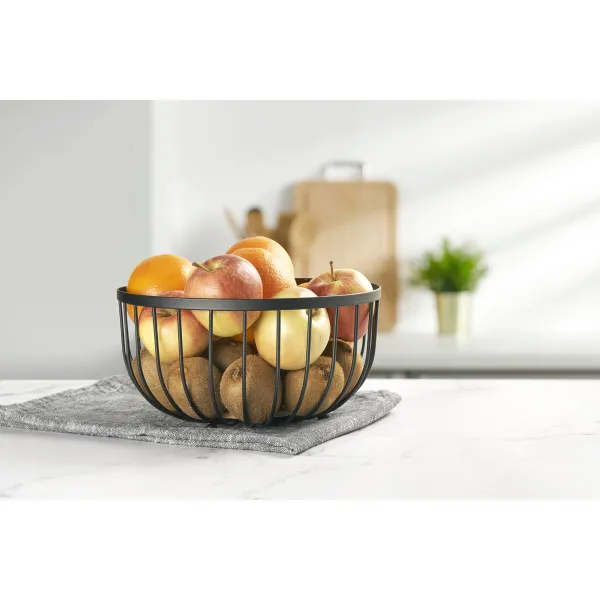 Ваза для фруктов Confortime Rustic Чёрный 25 x 25 x 13 cm 390 cm (12 штук)
