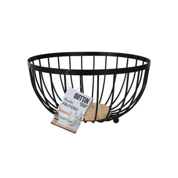 Ваза для фруктов Confortime Rustic Чёрный 25 x 25 x 13 cm 390 cm (12 штук)