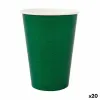 Набор стаканов Algon Одноразовые Картон Зеленый 20 Предметы 220 ml (20 штук)