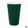 Lasisetti Algon Kertakäyttöinen Kartonki Vihreä 7 Kappaletta 450 ml (16 osaa)