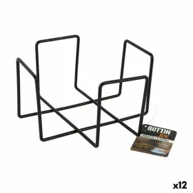 Коробка для салфеток Quttin Чёрный 17,5 x 17,5 x 9,5 cm (12 штук)